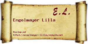 Engelmayer Lilla névjegykártya